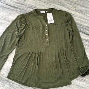 NWT Kim Rogers LS Top